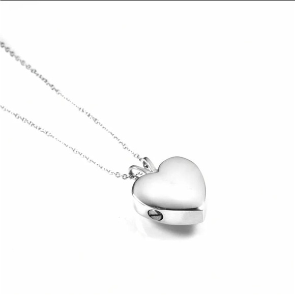 Steel Silver Pet Urn Necklace - Picture 3 of 4